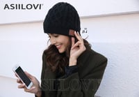 Asiilovi Bluetooth 5.0 Kötött Téli Sapka Beépített HD Hangszórókkal és Mikrofonnal - Vezeték Nélküli Unisex Fejfedő Sportoláshoz, Futáshoz 5