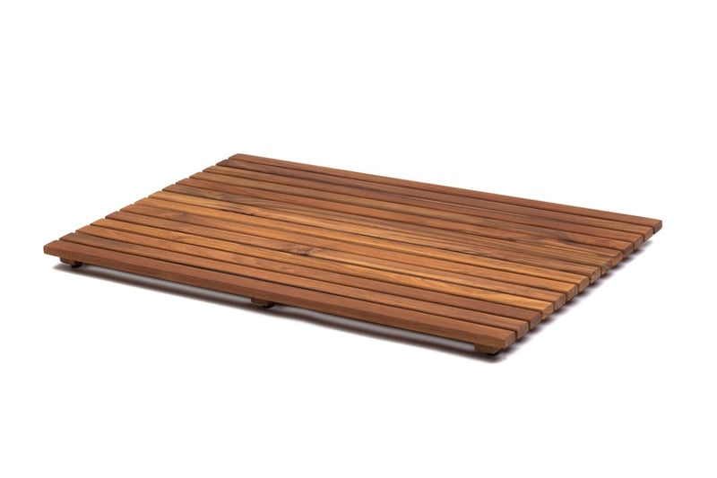 AsinoX drvena rešetka za tuš - smeđa - 70x50 cm