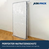 Obal na matrac ASK Pack so zipsom – 160x200 cm, hrúbka fólie 140 µm, veľkosť Queen 4