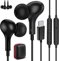 ASKUBSKU USB-C fülhallgató Samsung Galaxy A55 A35 iPhone 16 17 Pixel 9 mágneses mikrofon 1