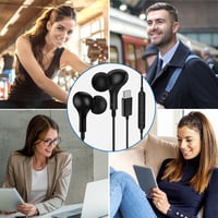 ASKUBSKU USB-C fülhallgató Samsung Galaxy A55 A35 iPhone 16 17 Pixel 9 mágneses mikrofon 6