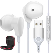 ASKUBSKU USB Fejhallgató Mikrofon Zajszűrés Gamer Laptop PC Irodai Streaming 1