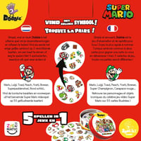 Asmodee Dobble: Super Mario - Gyors megfigyelési kártyajáték 2-8 játékos részére - Családi társasjáték 6 éves kortól - 15 perces játékidő 4