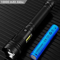 ASORT 990000 Lumen USB Töltős Taktikai Lámpa, Vízálló, 10 Üzemmód, Zoomolható 6