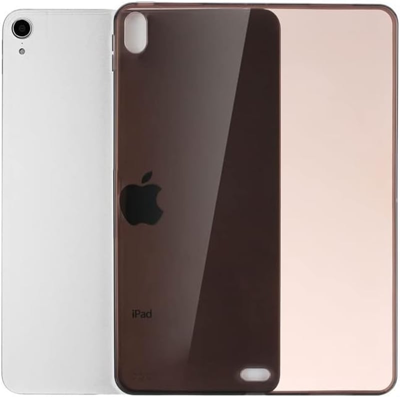 Husă Aspack pentru iPad Air 4 10,9" 2020 / Air 5 10,9" 2022 - Husă de protecție pentru tabletă din silicon moale, transparentă, neagră A2072 A2316 A2324 A2325 A2588 A2589 A2591