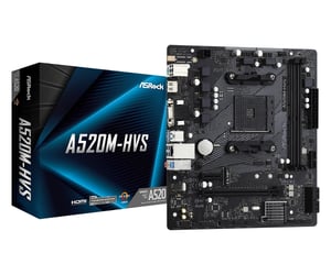 Základná doska ASRock A520M-HVS AM4 Micro-ATX – čierna