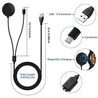 AST 2 az 1-ben mágneses töltőkábel Samsung Galaxy Watch 6/5/4/3 órákhoz és S22/21/20 telefonokhoz - 1,2m USB-C adapter

AI: AST 2 az 1-ben m 3