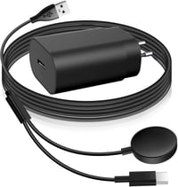 AST 2 u 1 magnetski kabel za punjenje za Samsung Galaxy Watch 6/5/4/3 satove i S22/21/20 telefone - 1,2m USB-C adapter 2