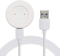 AST USB Töltőkábel Huawei GT/Honor Magic/GT 2 Okosórához - 2db Fehér Hordozható Töltő, 100cm, 9W, Utazáshoz 2