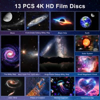 Astarama 4K HD planetáriumi projektor, hviezdna obloha, nočné svetlo s časovačom a dynamickým projektorom galaxií a meteorov 2