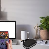 Tvrdé puzdro Astarama pre prenosnú hernú konzolu R36S/R36 PRO/R40S PRO, EVA úložná taška na príslušenstvo pre 3,5-palcovú konzolu, cestovná taška 7