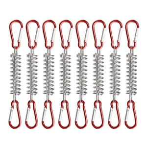 Set de arcuri de tensionare AstarFavor pentru vele de umbrire, cu 8 carabiniere pentru corturi de camping și marchize, 16 carabiniere, accesorii pentru fixarea cortului