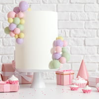 ASTARON 32 ks dekorácia na tortu, guľôčky, mini balóny, zápich do torty na svadbu, narodeniny, baby shower, párty, viacfarebné 6