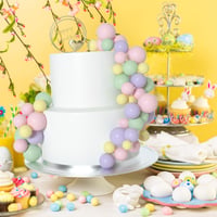 ASTARON 32 ks dekorácia na tortu, guľôčky, mini balóny, zápich do torty na svadbu, narodeniny, baby shower, párty, viacfarebné 4