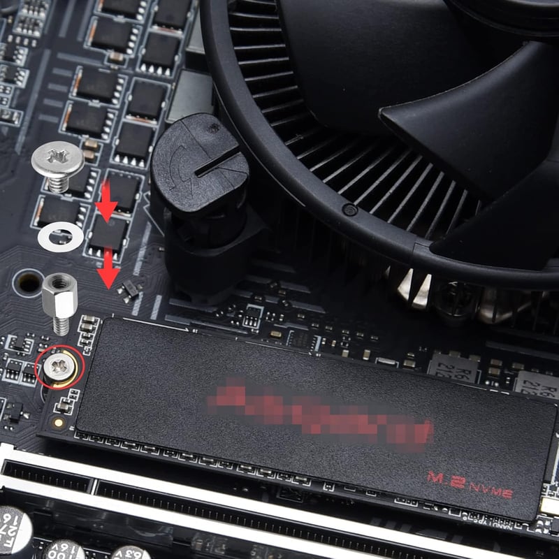 ASTARON M.2 NVMe SSD rögzítő csavar készlet 2.0x5 mm ASUS alaplaphoz