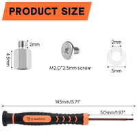 ASTARON M.2 NVMe SSD rögzítő csavar készlet 2.0x5 mm ASUS alaplaphoz 2