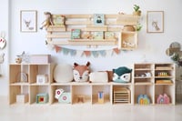 Modulárny policový systém Astigarraga Kit Line Dinamic so 4 kockami, masívne borovicové drevo – 70,8x70,8x33 cm 4
