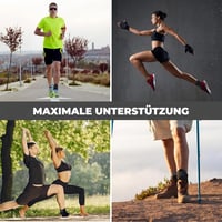 Astorn fekete nag y méretű bokaszorító kompressziós zokni Achilles-ín támogatással futáshoz és mindennapi használatra 5