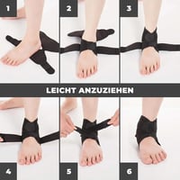 Astorn fekete nag y méretű bokaszorító kompressziós zokni Achilles-ín támogatással futáshoz és mindennapi használatra 3