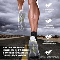 Astorn fekete nag y méretű bokaszorító kompressziós zokni Achilles-ín támogatással futáshoz és mindennapi használatra 2