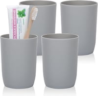 AstraLoom 4 darabos fogkefetartó szett 280 ml szürke utazáshoz 1
