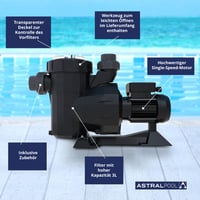 Bazénové čerpadlo Astralpool Victoria Plus 11 m³/h 230 V – Účinné obehové čerpadlo pre domáce bazény 6