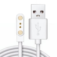 Astraveo univerzálny magnetický USB nabíjací kábel pre detské inteligentné hodinky, 2-pinový, rozstup pinov 2,84 mm 1