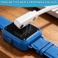 Astraveo univerzálny magnetický USB nabíjací kábel pre detské inteligentné hodinky, 2-pinový, rozstup pinov 2,84 mm 3