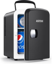 AstroAI 4 literes hordozható mini hűtőszekrény autóhoz, irodához és otthonhoz 1