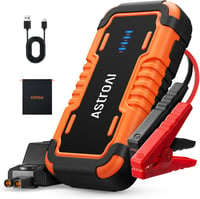 AstroAI P10 Jump Starter portabil 12V pentru mașină și motocicletă, pentru motoare pe benzină de 10,0 L și diesel de 8,0 L, cu iluminare LED 1