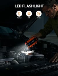 AstroAI P12 6000A autó indítóakkumulátor 12V benzin dízel motorkerékpár LED 8