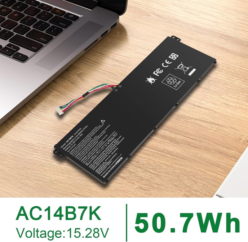 ASUNCELL 15.28V 50.7Wh AC14B7K Acer Swift Spin Nitro laptop akkumulátor