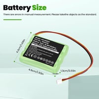 ASUNCELL 2 darabos 3000 mAh akkumulátor csomag Toniebox hangszóróhoz, 3.6V NiMH újratölthető elem Tonies zenedobozhoz 7