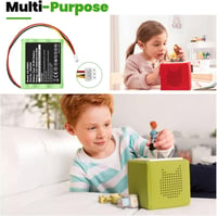 ASUNCELL 2 darabos 3000 mAh akkumulátor csomag Toniebox hangszóróhoz, 3.6V NiMH újratölthető elem Tonies zenedobozhoz 3