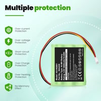 ASUNCELL 2 darabos 3000 mAh akkumulátor csomag Toniebox hangszóróhoz, 3.6V NiMH újratölthető elem Tonies zenedobozhoz 6