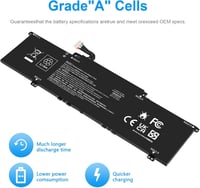 ASUNCELL 51Wh 11.55V BN03XL HP Envy X360 13-AY 15 Pavilion 14-eh Laptop Akkumulátor 5