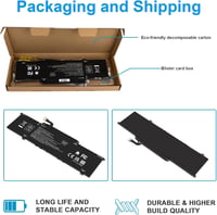 ASUNCELL 51Wh 11.55V BN03XL HP Envy X360 13-AY 15 Pavilion 14-eh Laptop Akkumulátor 7