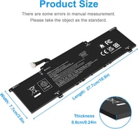 ASUNCELL 51Wh 11.55V BN03XL HP Envy X360 13-AY 15 Pavilion 14-eh Laptop Akkumulátor 2