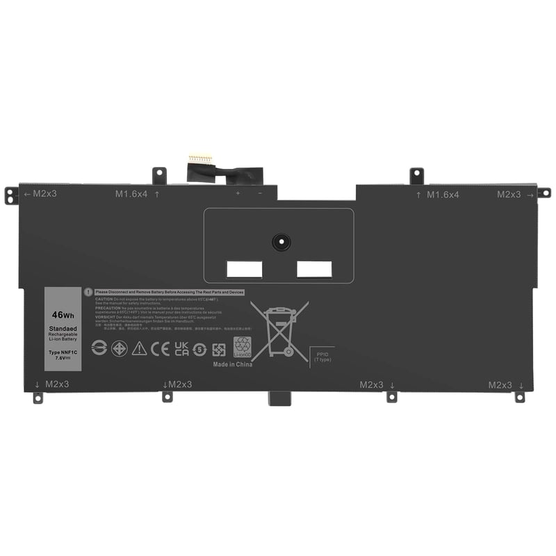 ASUNCELL 7.6V 46WH Baterija za laptop Dell XPS 13 9365 2-u-1 2017 Prijenosno računalo NNF1C 0NNF1C HMPFH Kompatibilna Zamjenska Baterija