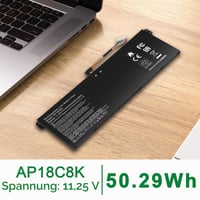 ASUNCELL AP18C8K Batéria do notebooku pre Acer Aspire 5 A514-52, Chromebook 314 C933, Swift 3 sériu SF314-42 SF314-57 SF314-58 11.25V 50.29Wh 4