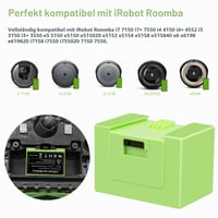 Náhradná batéria ASUNCELL pre iRobot Roomba série e a i – 14,4 V 4000 mAh Li-ion akumulátor i7 i7+ i4 i4+ i3 i3+ e5 e6 i7158 i7550 7150 7550 2