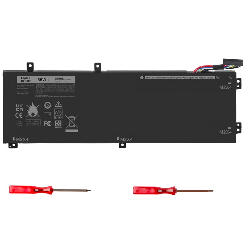 Baterie laptop ASUNCELL H5H20 11.4V/56Wh pentru Dell Precision 5510-5540, XPS 15 9550-7590, Inspiron 7501-7591, 3 celule Li-ion