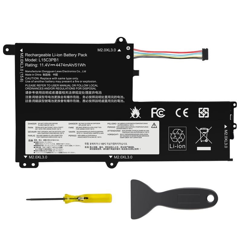 ASUNCELL L15C3PB1 Batéria do notebooku Lenovo IdeaPad 330S-14AST 330S-14IKB 330S-15ARR 330S-15AST 330S-15IKB GTX1050 Series 11,4V 51Wh L15M3PB0 5B10Q39202 L15L3PB0