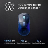 Herná myš ASUS ROG Harpe Ace Mini Ultralight – 49 g, 42 000 DPI, snímač AimPoint Pro, bezdrôtová 8000 Hz, čierna 6