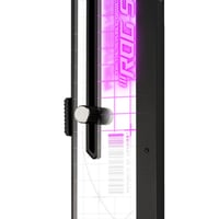 Držiak grafickej karty ASUS ROG Strix ARGB – Držiak na GPU s osvetlením AURA Sync RGB, nastaviteľná veľkosť, kompatibilný s ATX skriňami, čierny 7