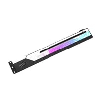 Držiak grafickej karty ASUS ROG Strix ARGB – Držiak na GPU s osvetlením AURA Sync RGB, nastaviteľná veľkosť, kompatibilný s ATX skriňami, čierny 3