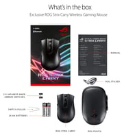 Bezdrôtová herná myš ASUS ROG Strix Carry, optická – čierna 7