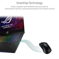 Bezdrôtová herná myš ASUS ROG Strix Carry, optická – čierna 6