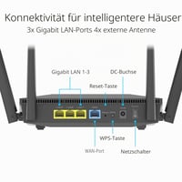 ASUS RT-AX52 AX1800 dvojpásmový WiFi 6 router – AiMesh, VPN, rodičovská kontrola, hranie hier a streamovanie, inteligentná domácnosť 6