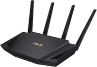 ASUS RT-AX58U Fekete Gaming Router WiFi 6 802.11ax Technológiával, Nagy Teljesítményű Vezeték Nélküli Internet Otthoni Hálózathoz 8